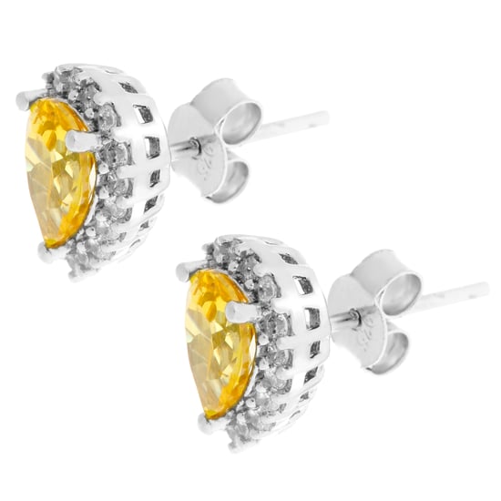 Orphelia 'Enora' Women's 925 Sterling Silver Stud Earrings - Silver ZO-7226/CIT - Image 3