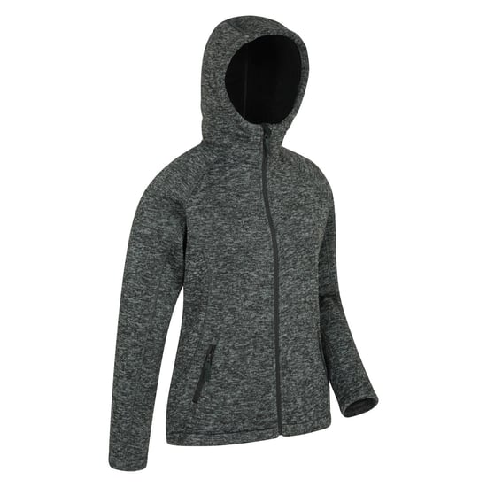 Mountain Warehouse Womens/Ladies Nevis Faux Fur Lined Full Zip Hoodie (Black) - Image 3