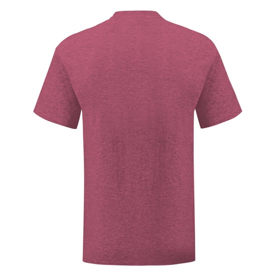 Fruit Of The Loom Mens Iconic T-Shirt (Pack of 5) (Heather Burgundy) - Image 2