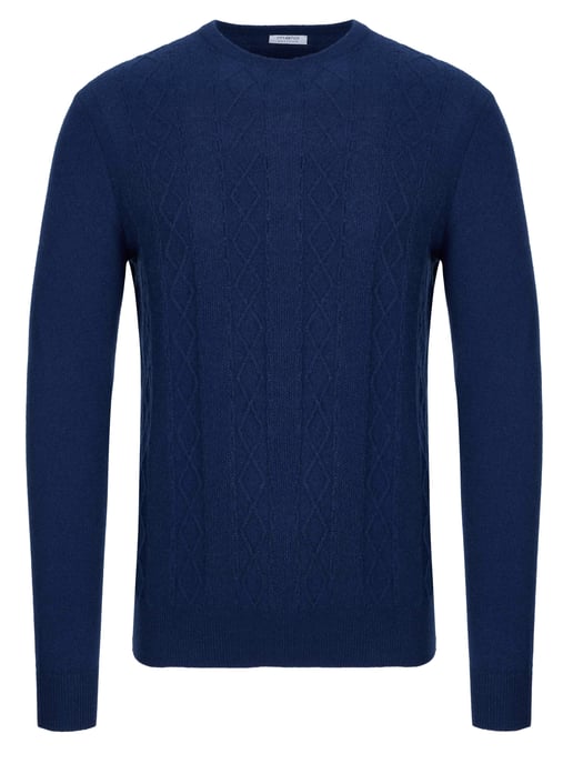 Jersey Malo Optimum de cachemir azul oscuro - Image 1