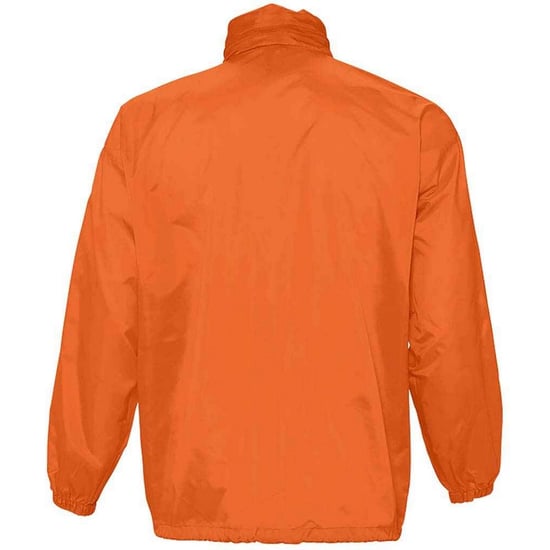 SOLS Unisex Adult Surf Windbreaker (Orange) - Image 2
