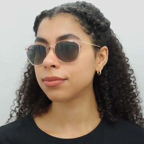 Ray-Ban Round Womens Transparent Pink Grey Gradient RB4171 Erika
