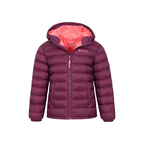 Mountain Warehouse Childrens/Kids Seasons II Padded Jacket (Berry) - Image 5