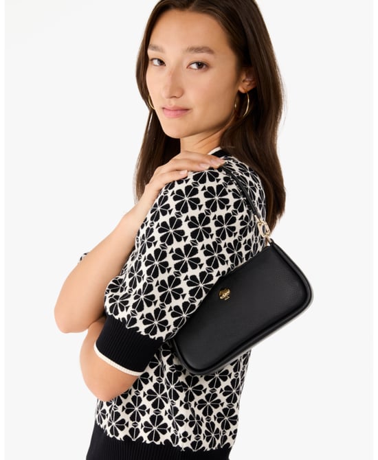 Kayla Pebbled Leather Convertible Wristlet - Image 2