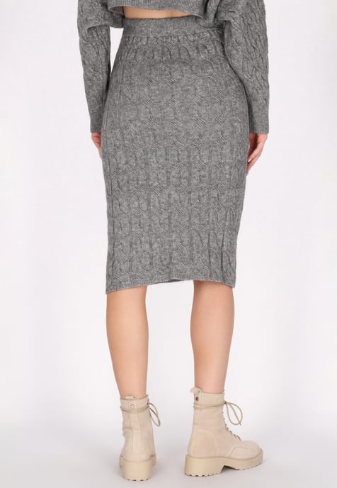 Dreimaster Skirt women Grey melange - Image 4