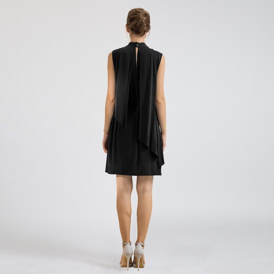 Drape Cupro Jersey Dress - Image 2