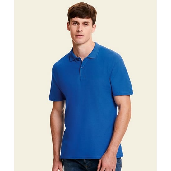 Fruit Of The Loom Mens Original Polo Shirt (Royal Blue) - Image 2