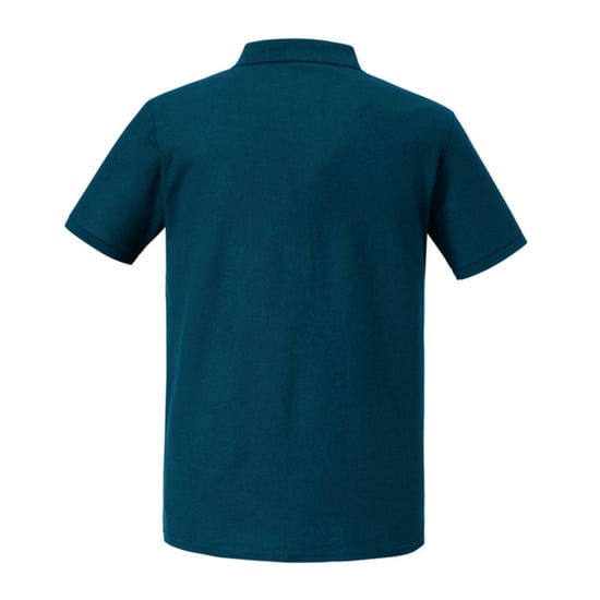Russell Mens Authentic Eco Polo Shirt (Petrol) - Image 2