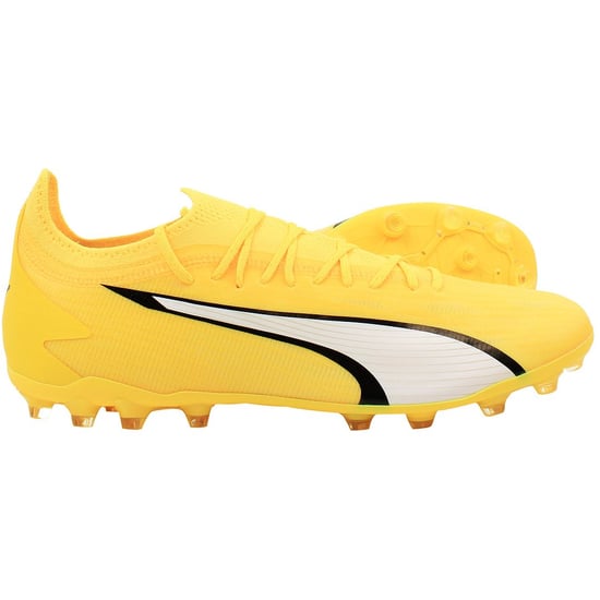 Botas de fútbol Puma Ultra Ultimate FG/AG para hombres en amarillo - Image 4