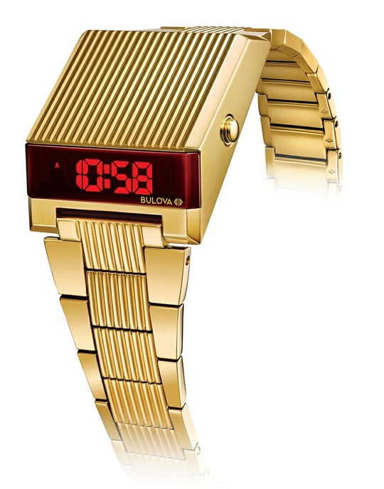 Bulova Computron Men's Gold Watch 97C110 - Image 3