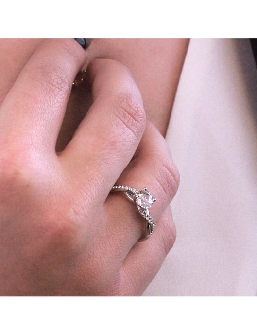 Anillo Eleanor - Plata y Cristal - Image 2