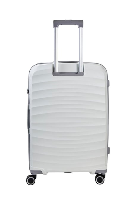 Hard Shell White Suitcase Cabin Luggage