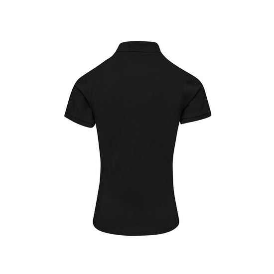 Premier Womens/Ladies Coolchecker Plus Polo Shirt (Black) - Image 2