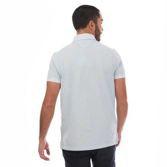 Men's Tommy Hilfiger Garment Dye Regular-Fit Polo Shirt in Blue