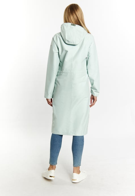 Schmuddelwedda raincoat women pastel mint - Image 4