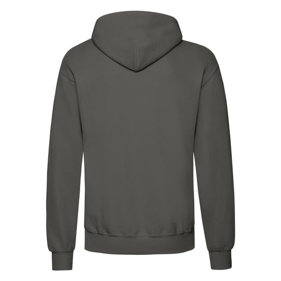 Fruit Of The Loom Unisex Adults Classic Hooded Sweatshirt (Light Graphite) - Image 2