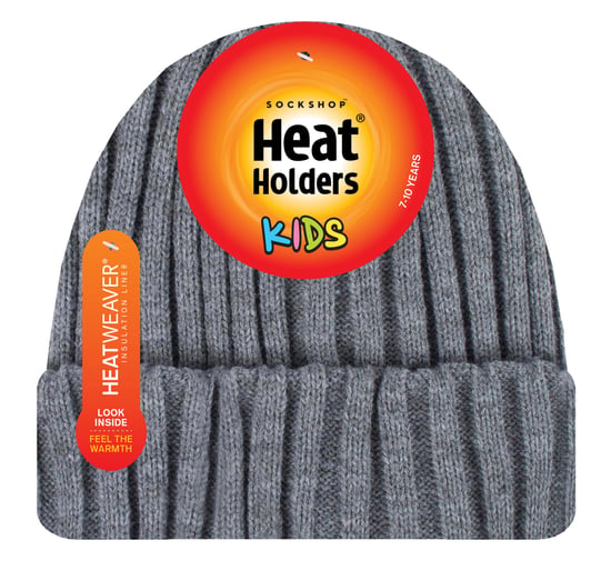 Heat Holders - Gorro de invierno para niños - Pebble Melange - Image 2