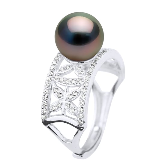 Ring Jewelry - Real Cultured Tahiti Pearl Round 9-10 mm - Image 1