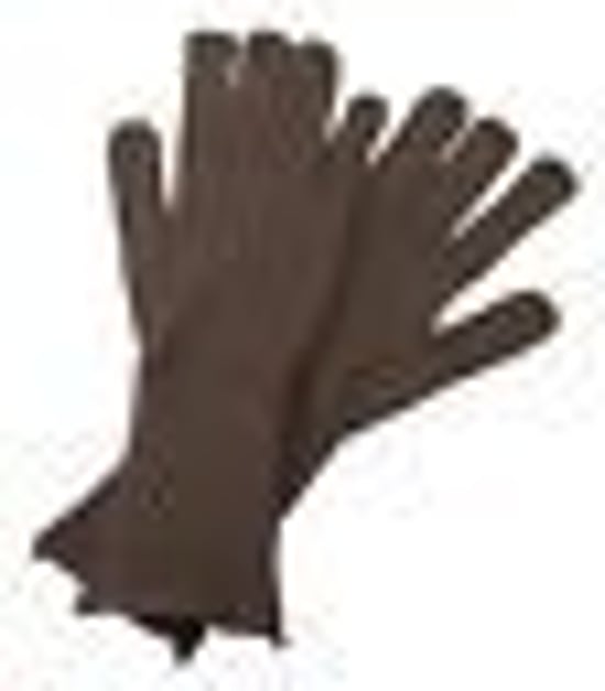 Guantes de invierno de punto de cachemira gris - Image 2