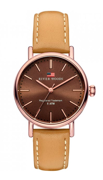 River Woods Oswego Women's Brown Watch RW340019 - Image 1