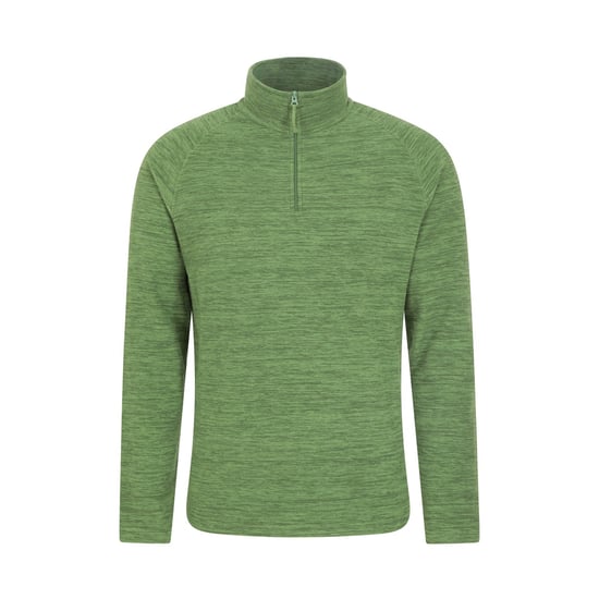 Mountain Warehouse Mens Snowdon II Fleece Top (Bright Green) - Image 1