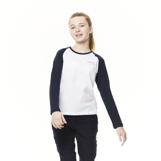 Craghoppers Childrens/Kids Abbott NosiBotanical T-Shirt (Dark Navy/Optic White) - Image 2