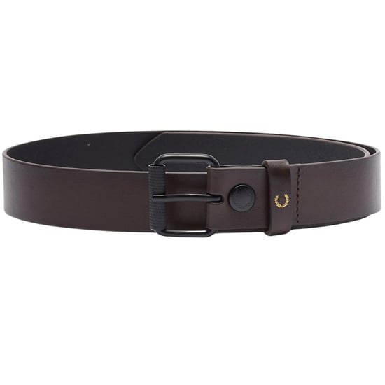 Fred Perry Oxblood Brown Burnished Leather Belt