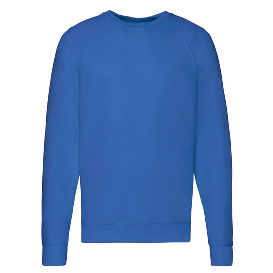 Fruit of the Loom Unisex Adult Lightweight Raglan Sweatshirt (Royal Blue) - Image 1