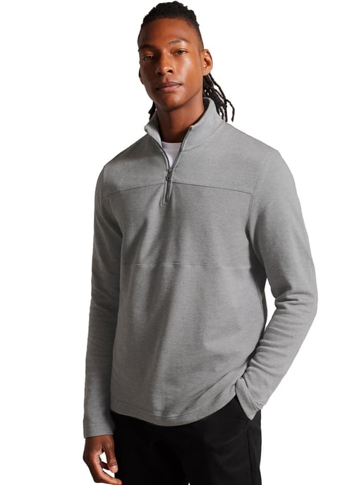 Ted Baker | Jersey de manga larga y media cremallera para hombre - Gazine - Image 1
