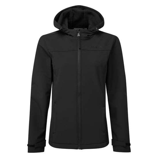 Keld Womens Softshell Hoodie Black - Image 5