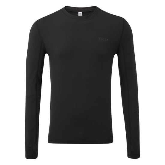 Snowdon Mens Thermal Crewneck Black