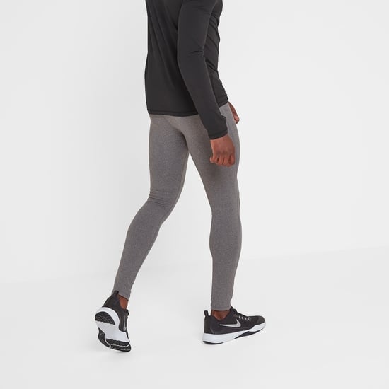 Snowdon Mens Thermal Leggings Grey Marl