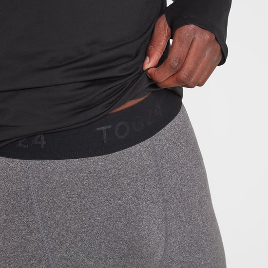 Snowdon Mens Thermal Leggings Grey Marl