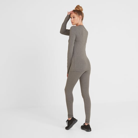 Snowdon Womens Thermal Crewneck Grey Marl