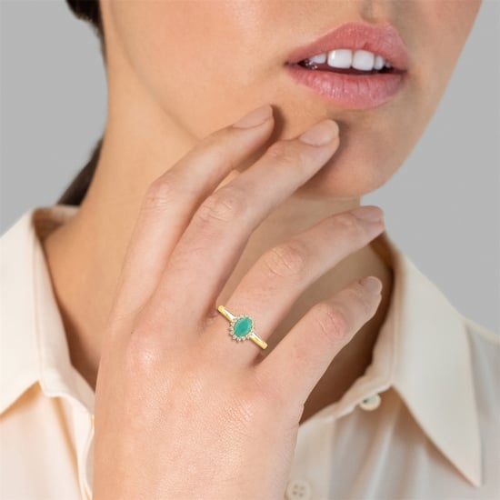 Khushi Female Sterling Silver Ring - Image 2