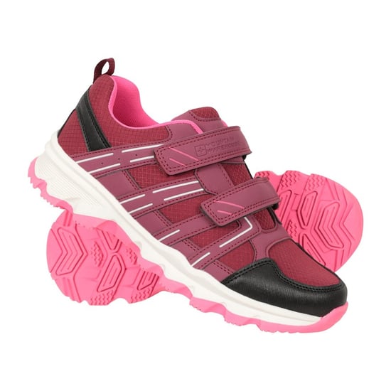 Mountain Warehouse Childrens/Kids Cannonball Walking Shoes (Berry) - Image 6
