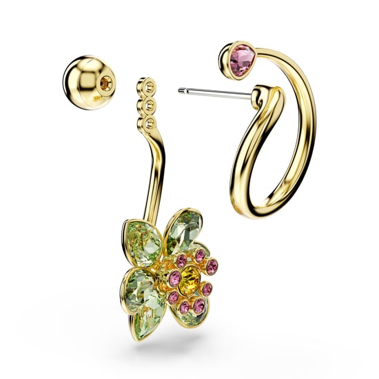 Swarovski 'Idyllia F Florere' Women's Gold Plated Metal Drop Earrings - Gold 5709025 - Image 3