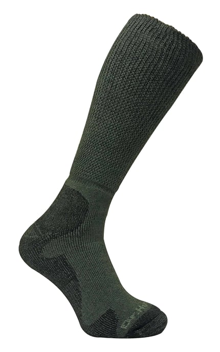 Calcetines de lana merino extra anchos hasta la rodilla para hombre - Image 1