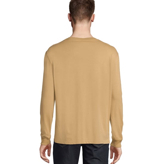 SOLS Unisex Adult Pioneer Long-Sleeved T-Shirt (Dark Beige) - Image 2