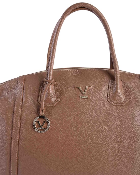 V Italia Bolso de Mano para Mujer CE01 Dollaro Cuoio - Image 2