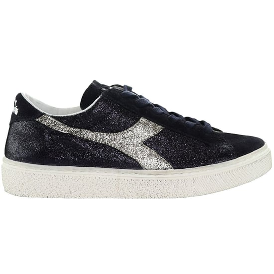 Zapatillas Diadora Montecarlo Glitter Dirty para mujer en negro - Image 1