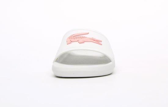 Lacoste Croco Sliding 119 3 CMA Slides rojos para hombres - Image 5