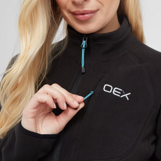 OEX Women's Ardmore Full Zip Fleece with Chest Pocket, Warm & Lightweight Mid-layer