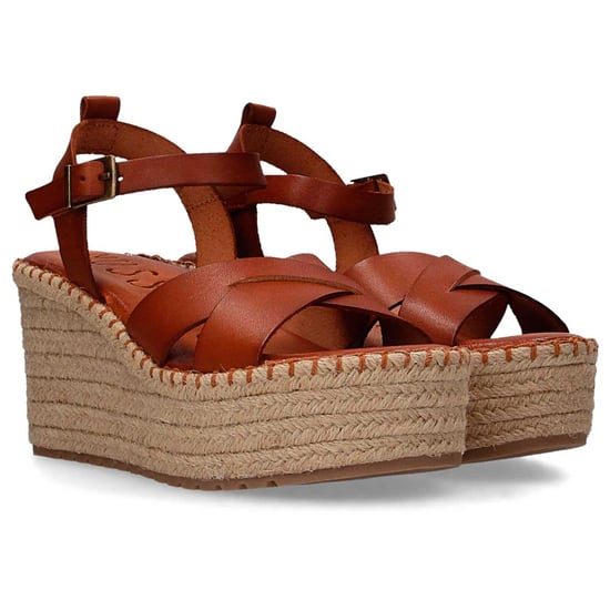 PURAPIEL WEDGE SANDAL DODI IN BROWN