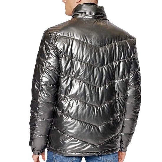 Doudoune Guess Hombre Clásico Plata - Image 4