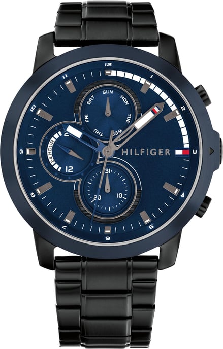 Tommy Hilfiger Jameson Le Men's Black Watch 1792049 - Image 1