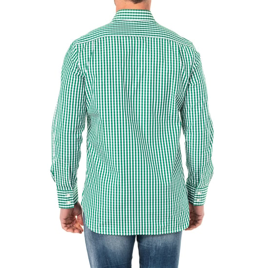 Men's Long Sleeve Shirt with lapel collar HMCJ06