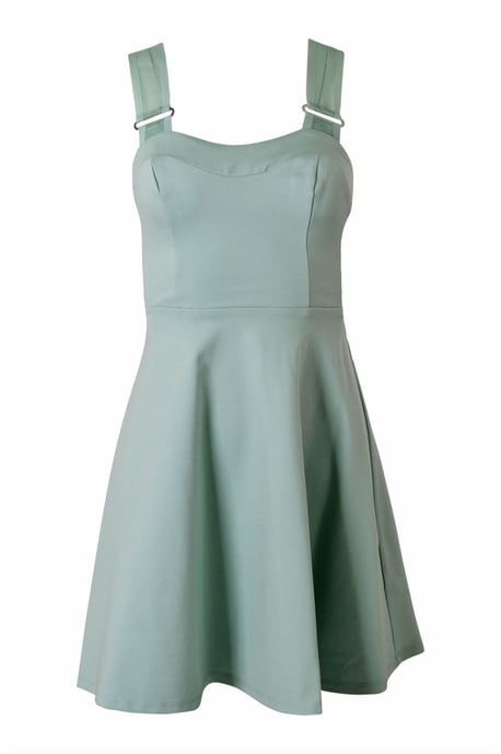 Pinafore Strappy Skater Dress