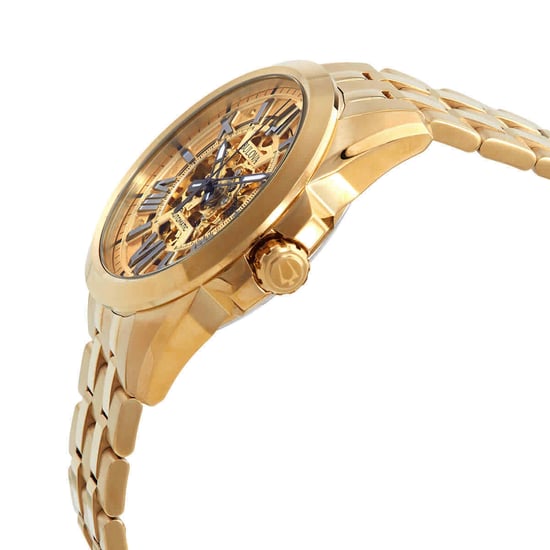 Bulova Sutton Automatic Men's Gold Watch 97A162 - Image 3