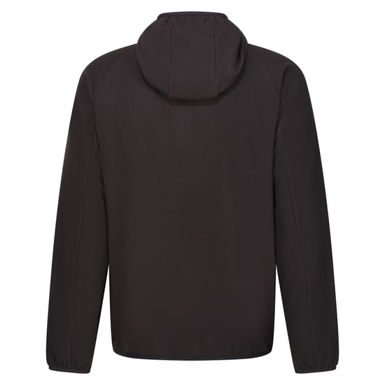 Regatta Mens Navigate Full Zip Fleece Jacket (Black/Seal Grey) - Image 2